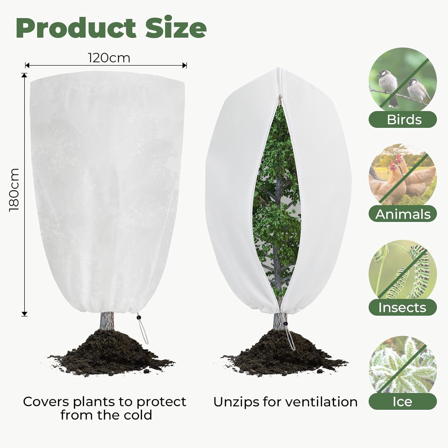 Detalle 2 de Velway Funda para Plantas 120×180 cm