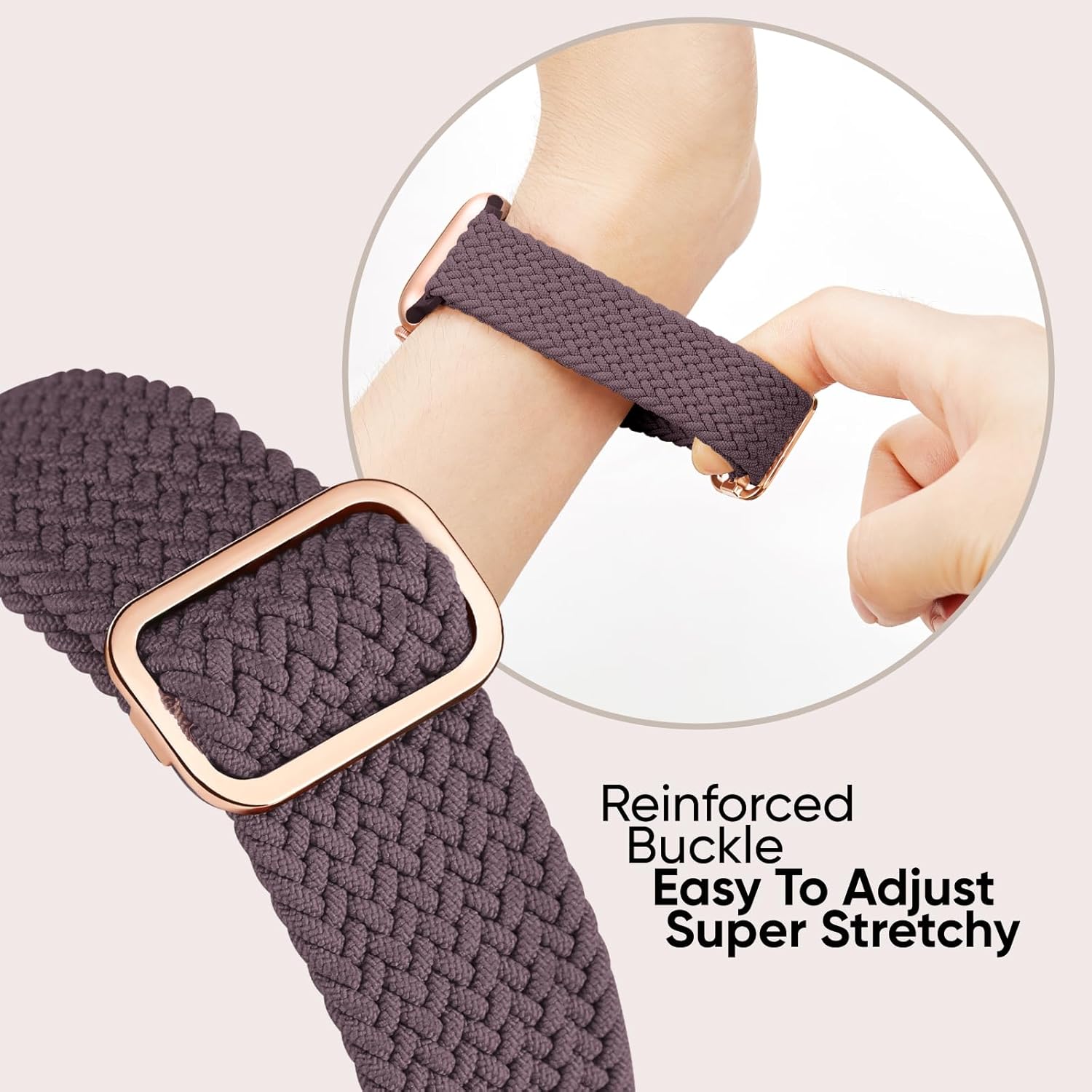 Thumbnail 3 de Raradev 5 Pack Braided Band for Apple Watch: breathable, adjustable sport loops for all sizes