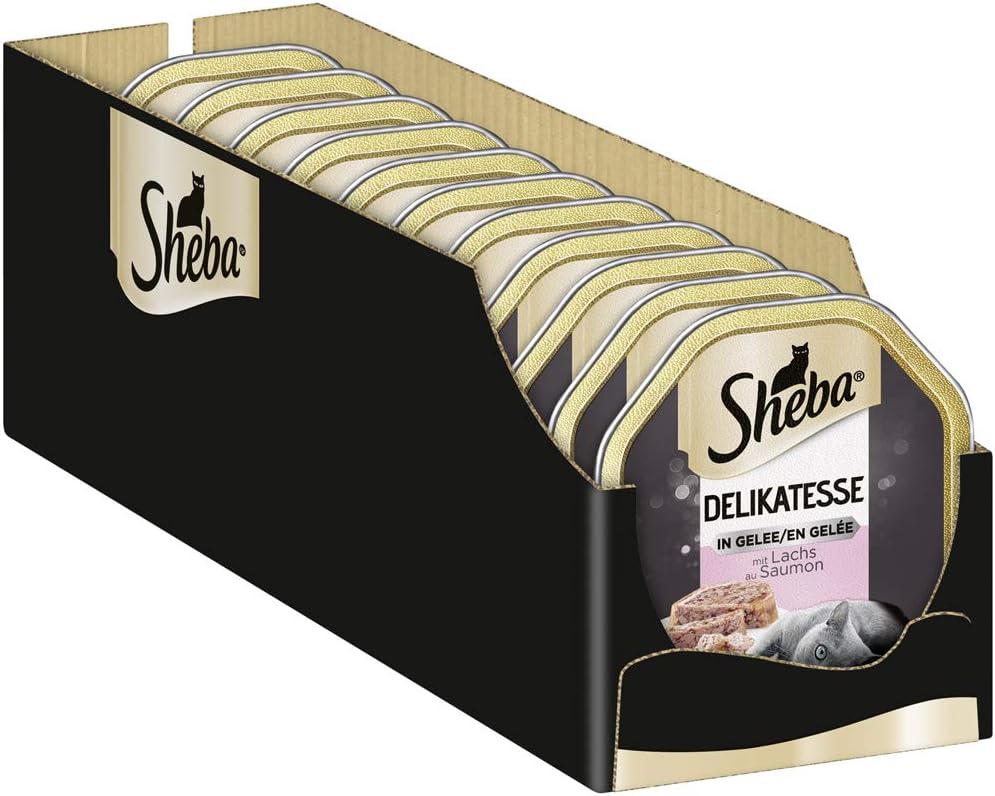 Detalle 2 de Sheba Delikatesse in Gelee mit Lachs – Vorratspack 22 x 85 g