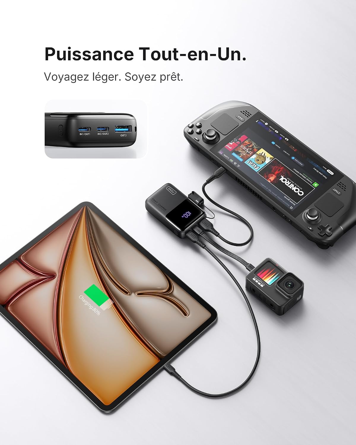 Thumbnail 3 de INIU Batterie Externe Ultra Mini 10000 mAh 45W – Charge Rapide et Compacité Exceptionnelle