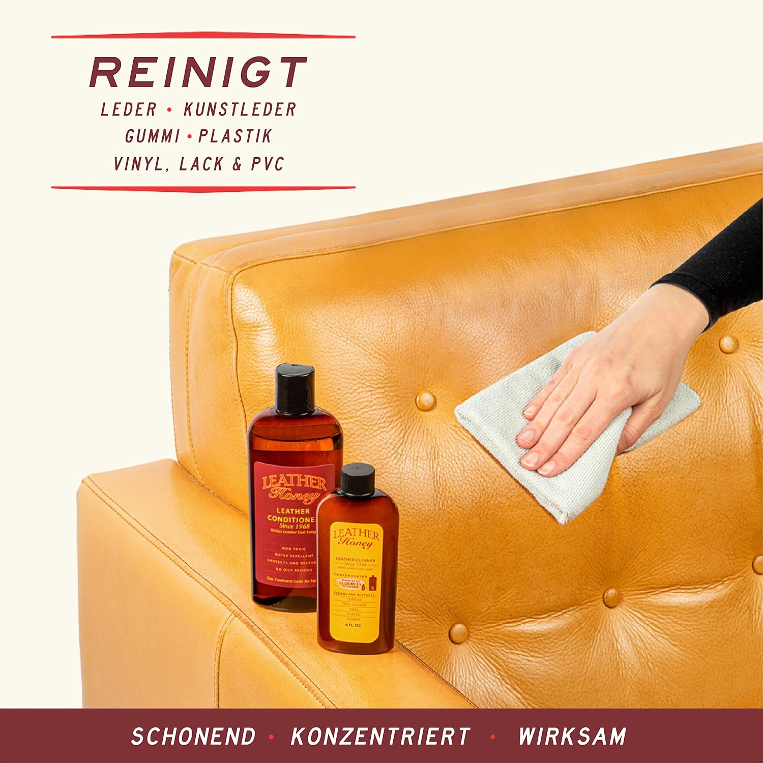 Detalle de LEATHER Honey Lederreiniger 236ml