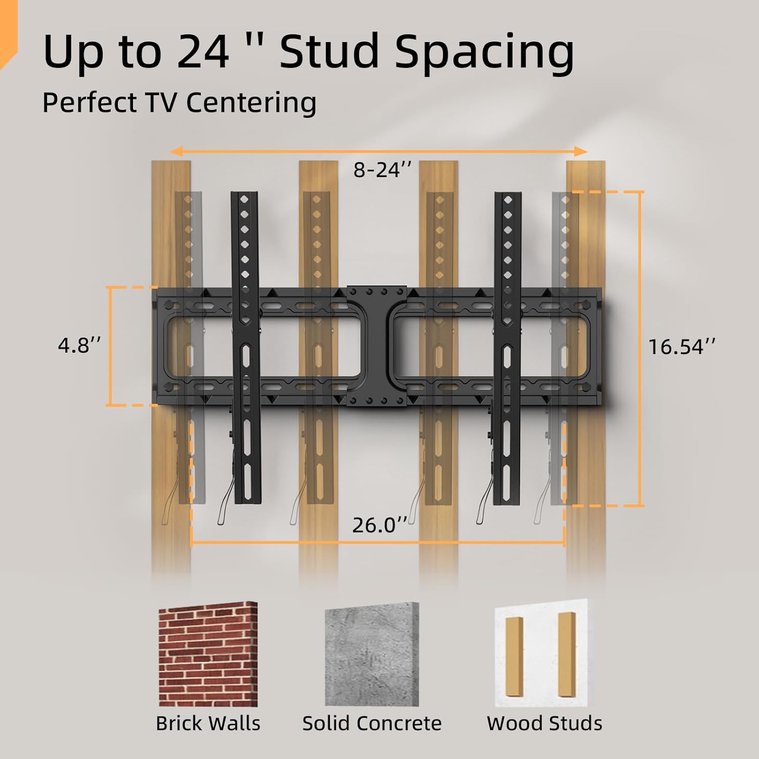 Thumbnail 4 de IWORKBOARD Tilting TV Mount 132 lbs