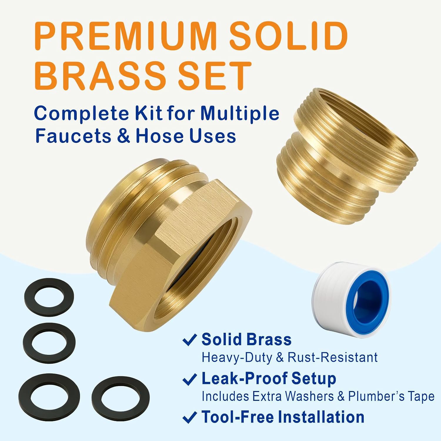 Thumbnail 5 de XNTONG Brass Hose Adapter Kit