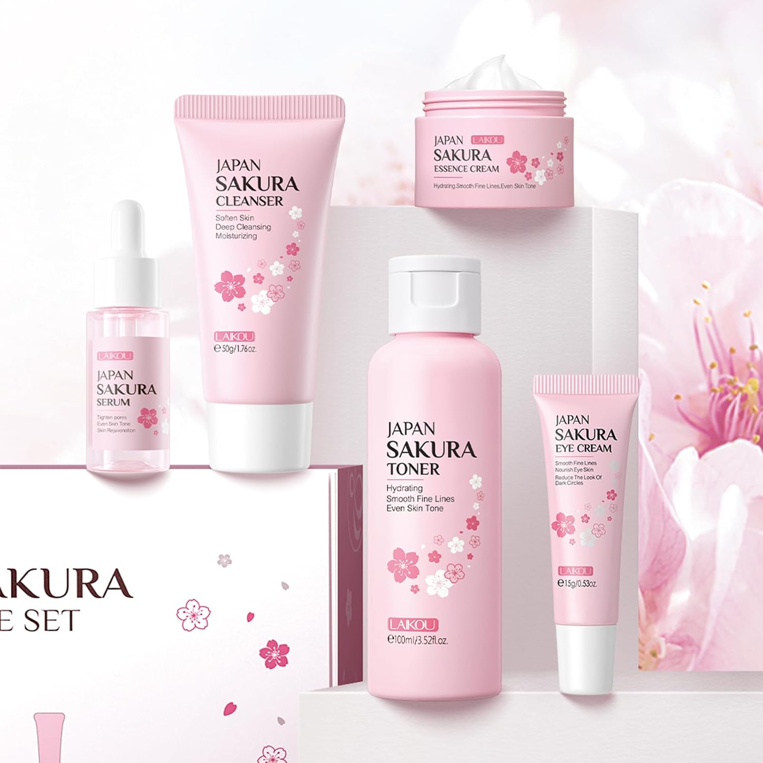 Thumbnail 5 de LAIKOU Set cura pelle Sakura 5 pezzi