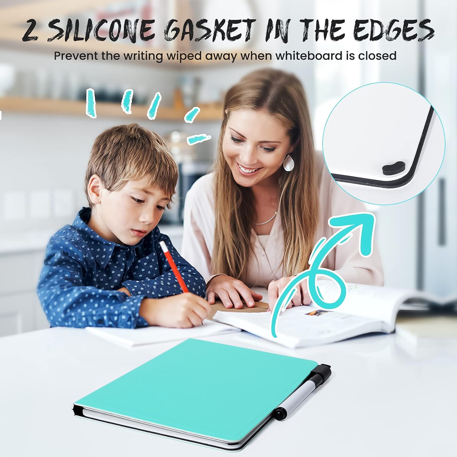 Thumbnail 4 de AGM A5 Mini Whiteboard (Double Sided) – Portable dry erase board with pen