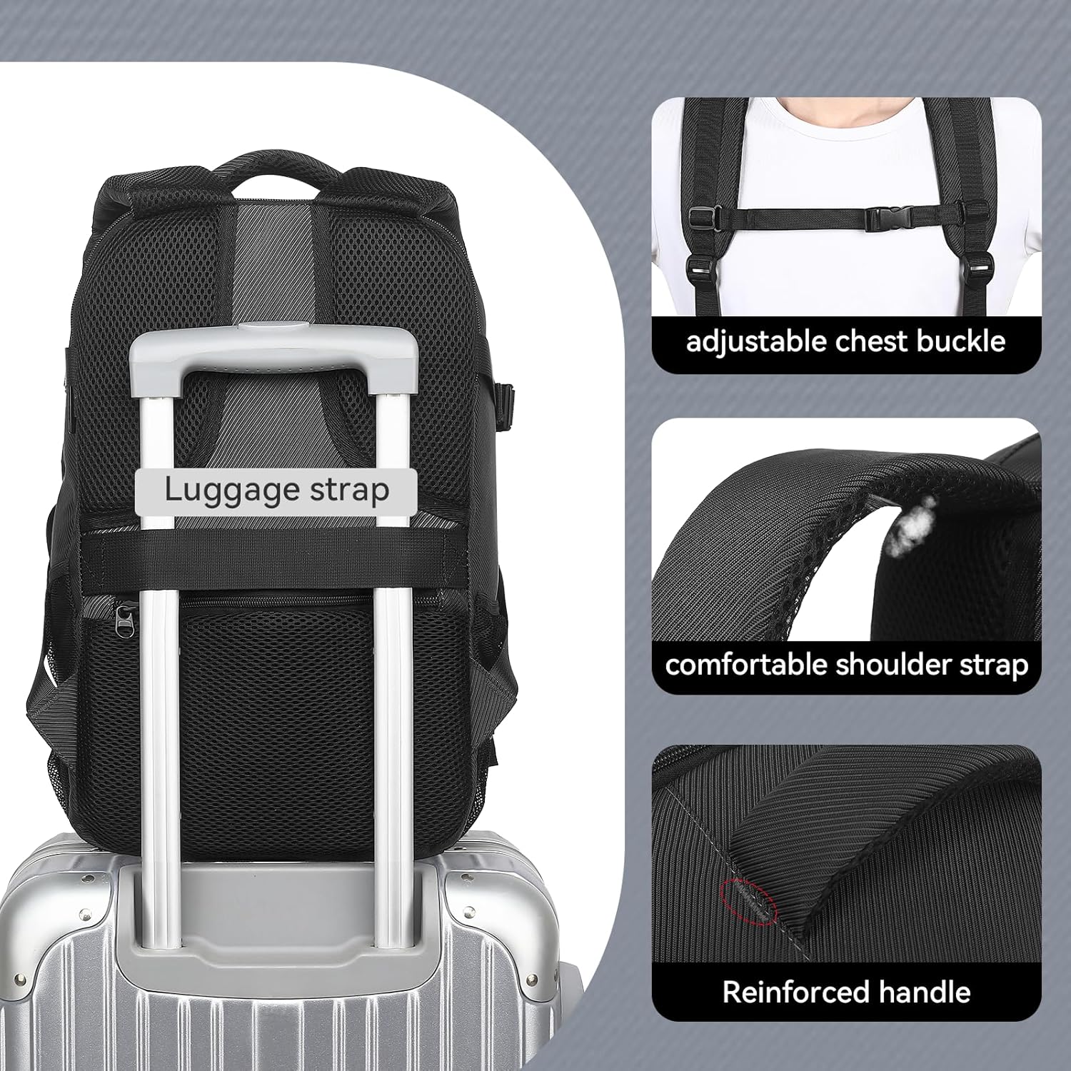 Thumbnail 6 de Yankony 24L cabin backpack 40x30x20
