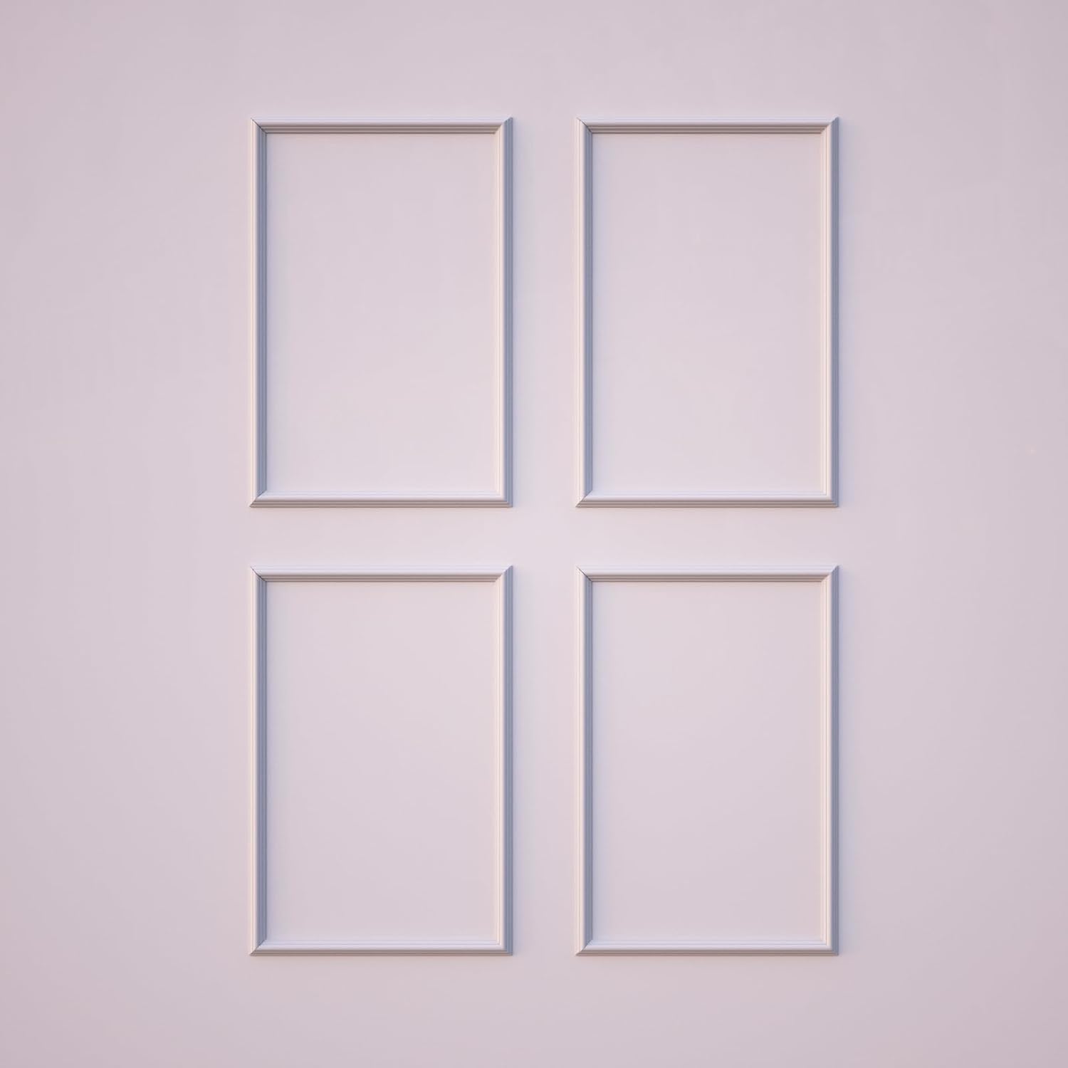 Thumbnail 6 de NeatiEase Peel-and-Stick Wall Moulding Kit, 16" x 24", White