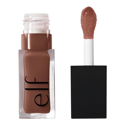 Detalle de e.l.f. Glow Reviver Lip Oil, Tinted in Honey Talks