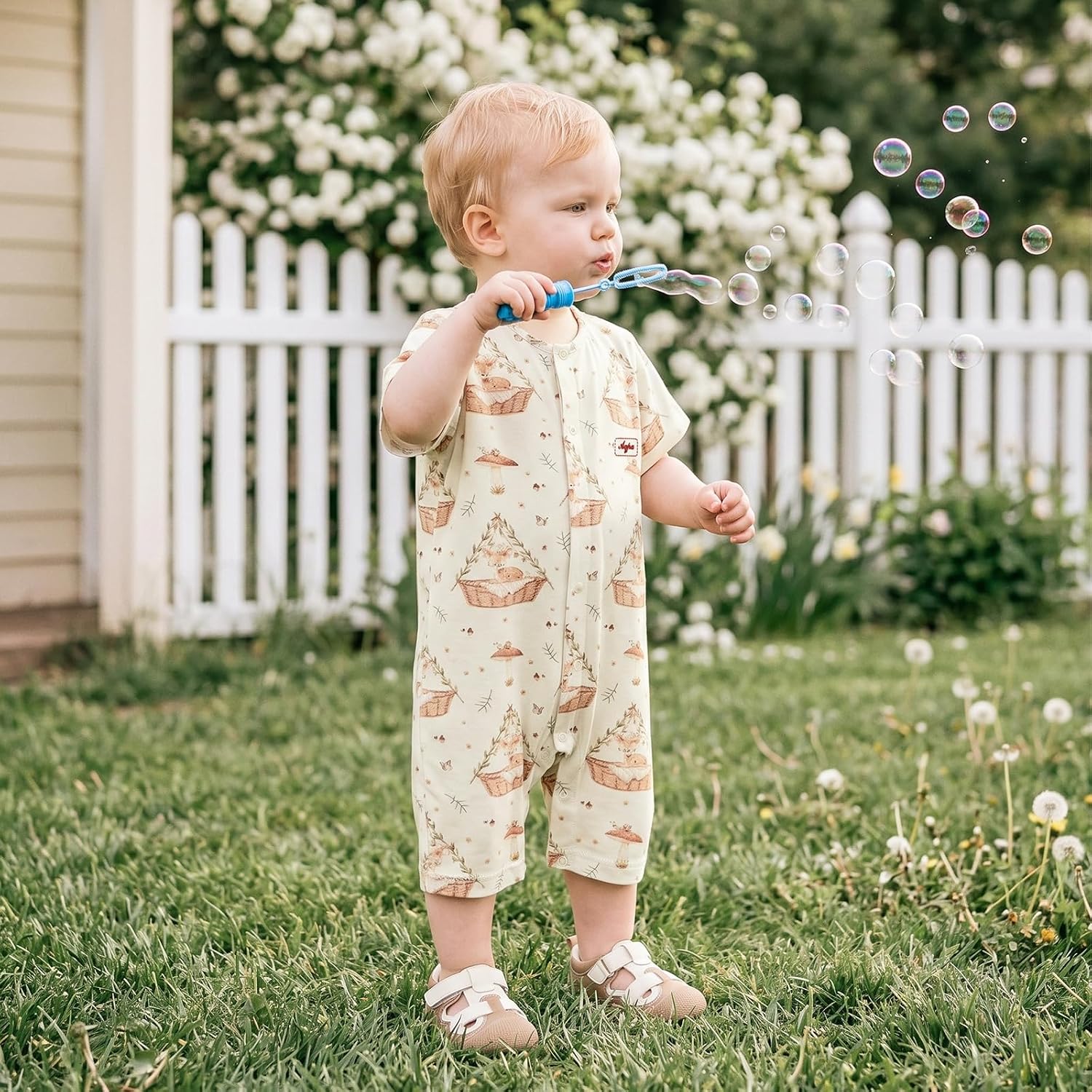 Detalle 1 de aqpa Baby Romper in Modal Blend