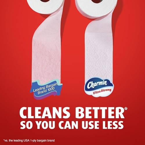 Detalle 2 de Charmin Ultra Strong Toilet Paper, 6 Mega Rolls (24 Regular Rolls) - 2-Ply, Diamond Texture