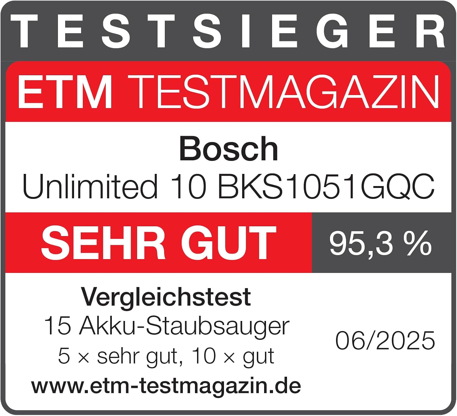 Detalle 2 de Bosch Unlimited 10 BTS1042WAC Kabelloser Staubsauger