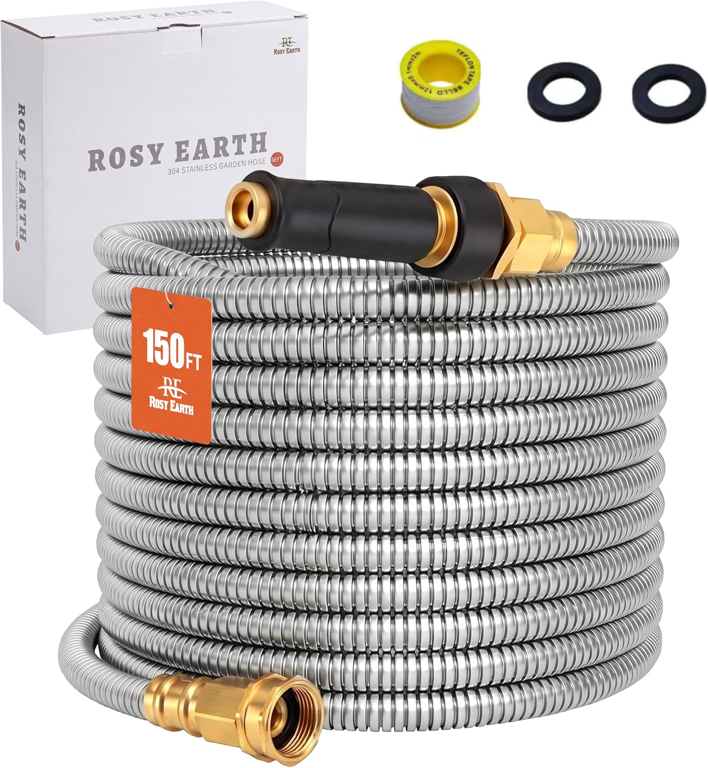 Thumbnail 1 de Rosy Earth Expandable Garden Hose, 100 FT