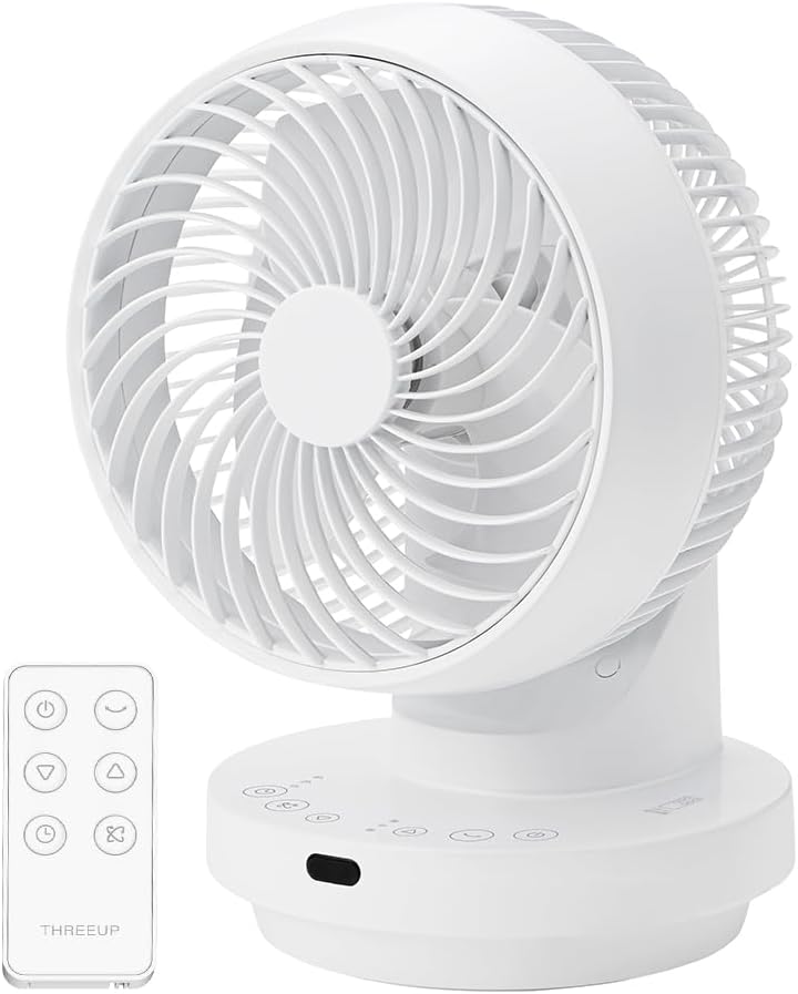 Detalle de スリーアップ CF-AZ0692WH 3Dスイングサーキュレーター 16畳目安・分解洗浄対応