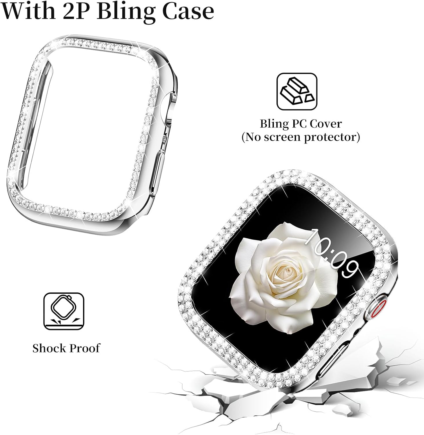 Thumbnail 3 de Mosonio Compatible Apple Watch Band 2-Pack 49mm