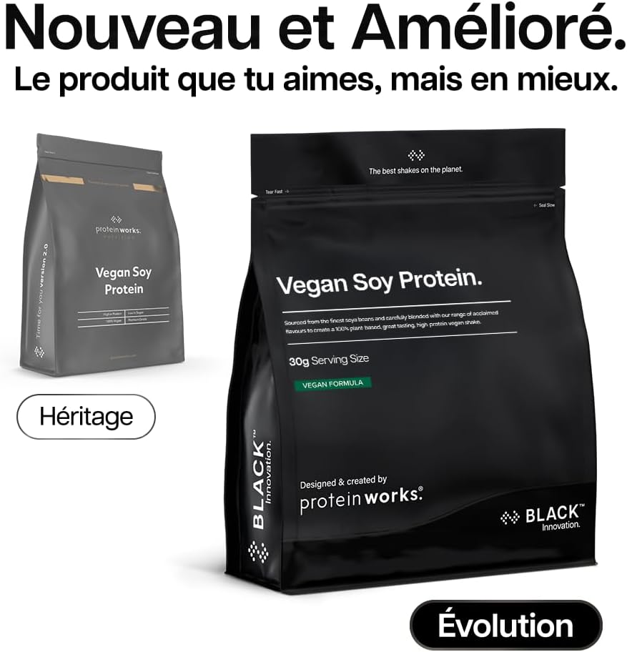Detalle 2 de Protéine de soja 90% The Protein Works 1 kg