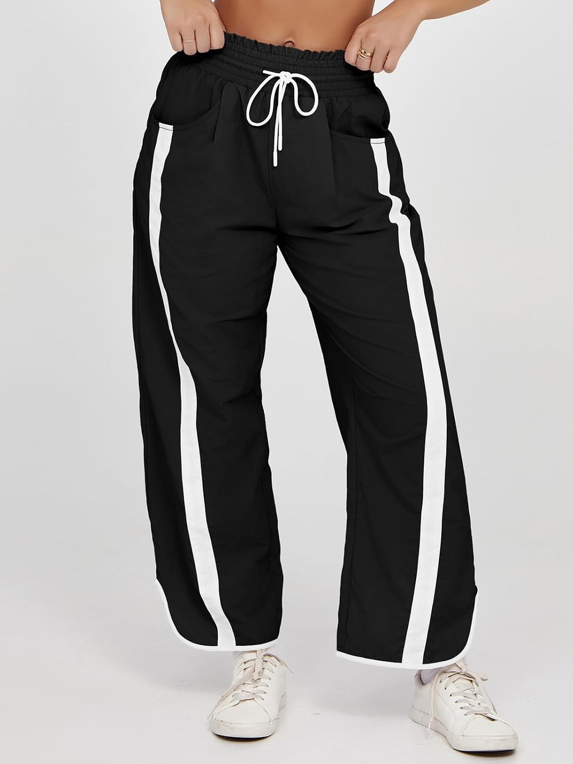 Detalle 2 de Fisoew wide leg sweatpants for women