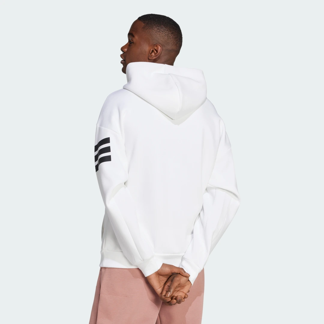 Detalle 2 de Sudadera con capucha Future Icons 3 bandas de Adidas