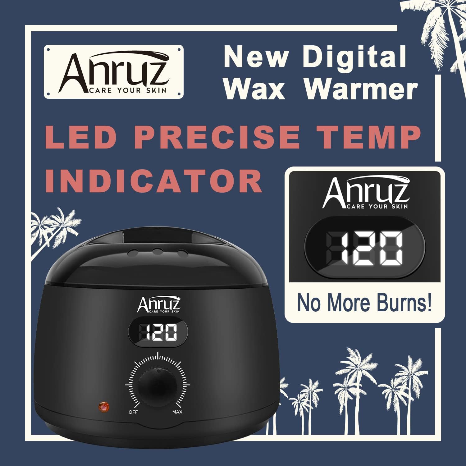Thumbnail 3 de ANRUZ AN-1 digitale waxverwarmer met 500 g wax en temperatuurregeling