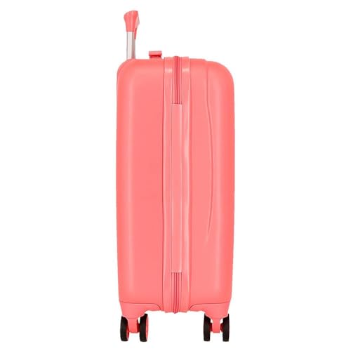 Detalle 2 de Joumma Disney Stitch Cuddle me Maleta de cabina 34 L rosa