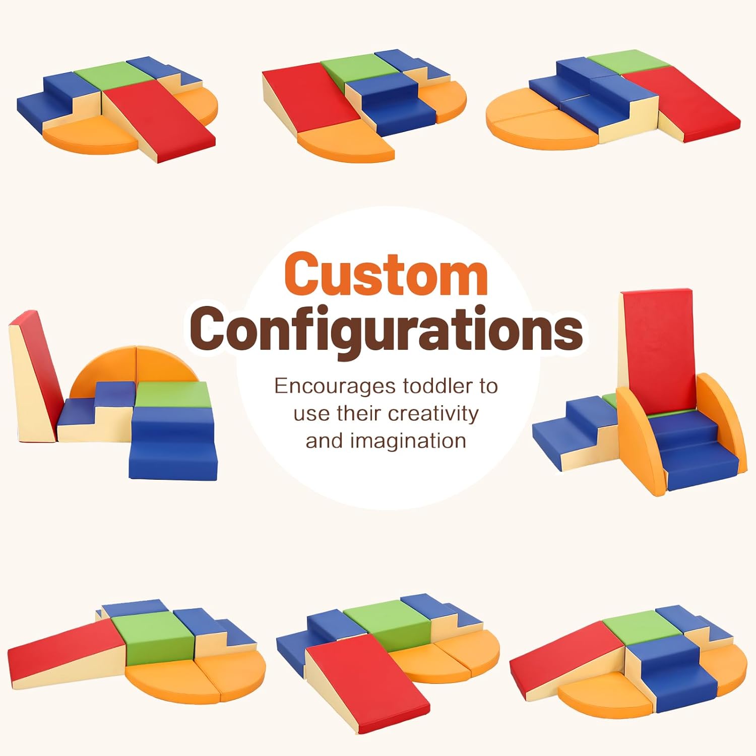 Thumbnail 4 de TODIBY Soft Foam Climbing Set 6-piece
