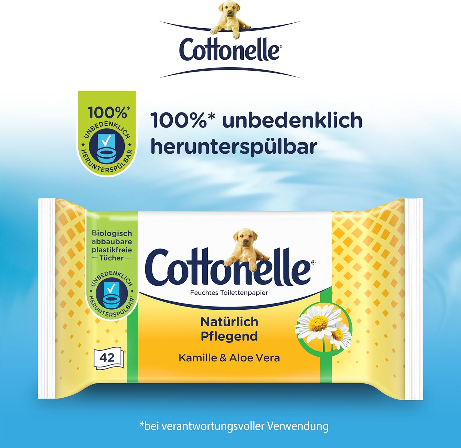 Detalle 2 de Cottonelle Feuchtes Toilettenpapier 504 Tücher 🧻