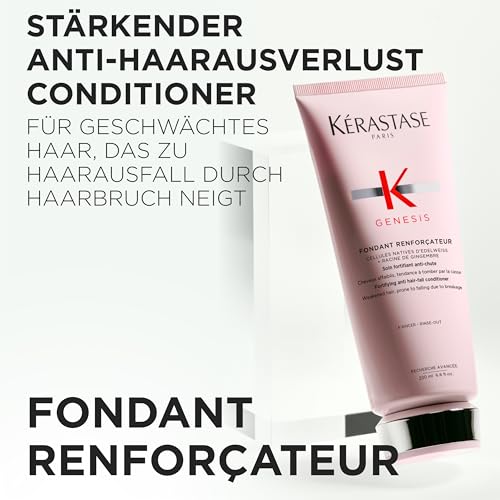 Detalle de Genesis Fondant Reinforcateur Conditioner von KÉRASTASE – Stärkt geschwächtes Haar (200 ml)