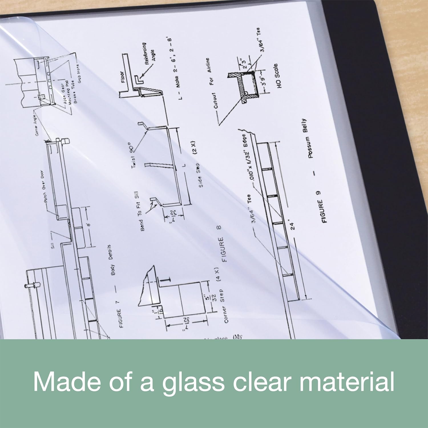 Thumbnail 4 de Summit A4 Glass Clear Punched Pockets – Pack of 200