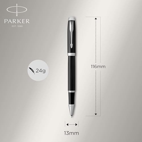 Detalle de Parker IM Rollerball Pen Black Lacquer, Fine