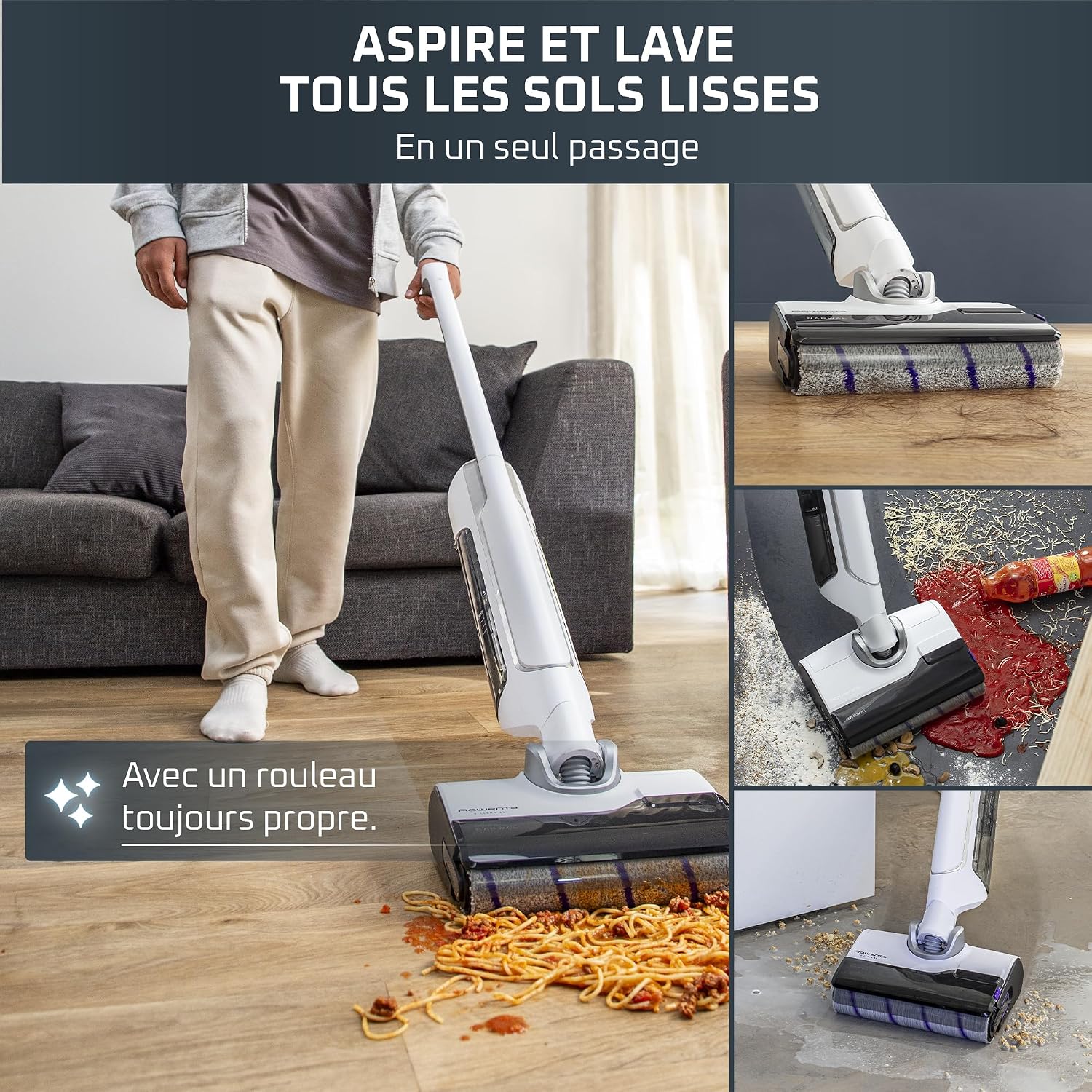 Detalle de Rowenta X-Clean 10 Aspirateur laveur 60 min