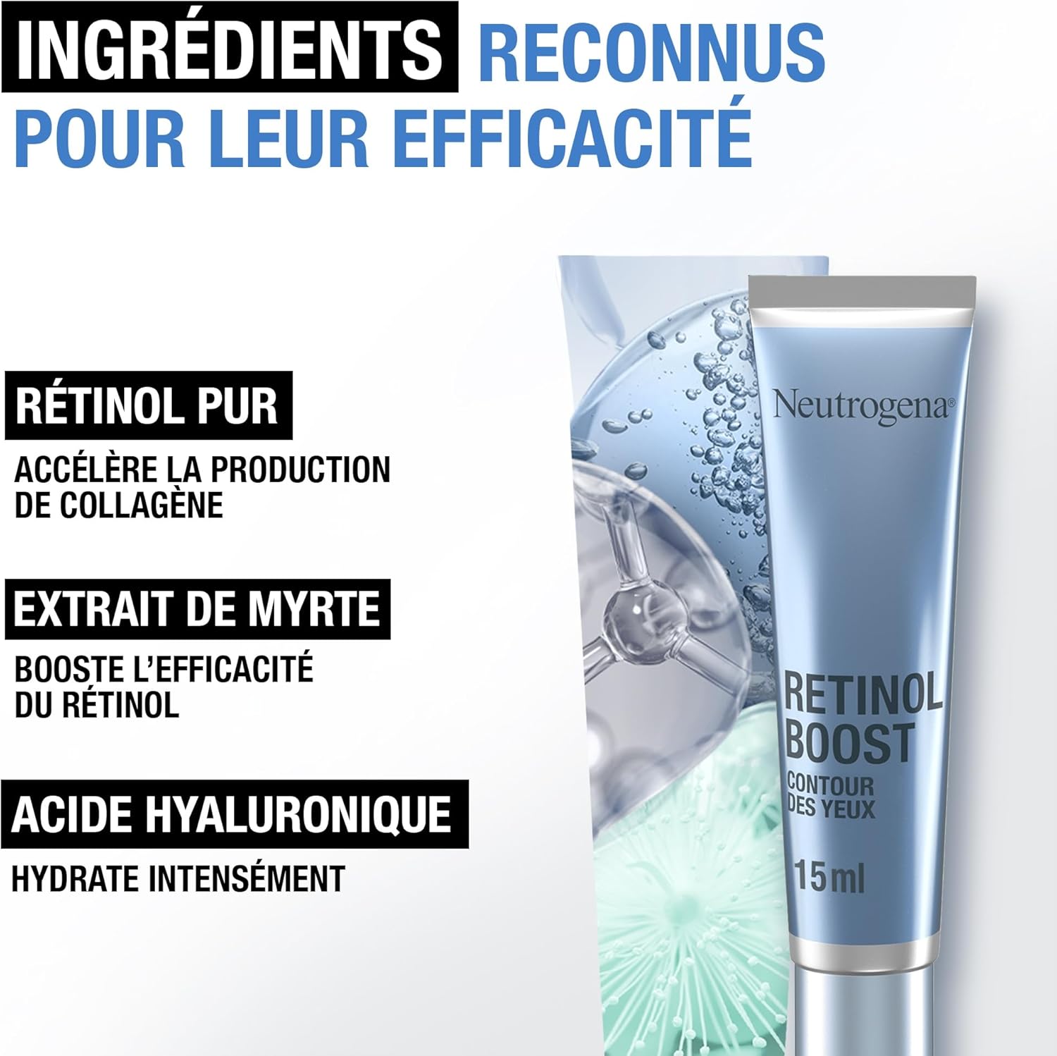 Detalle de Neutrogena Soin Anti-Âge Retinol Boost Contour des Yeux – 15 ml