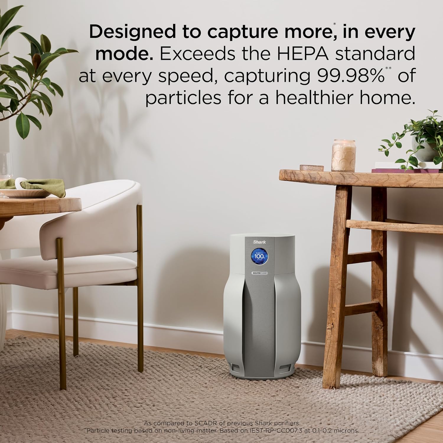 Detalle 1 de Shark HP362CMX BreatheClear MAX Air Purifier with NeverChange HEPA, up to 1,650 sq. ft.