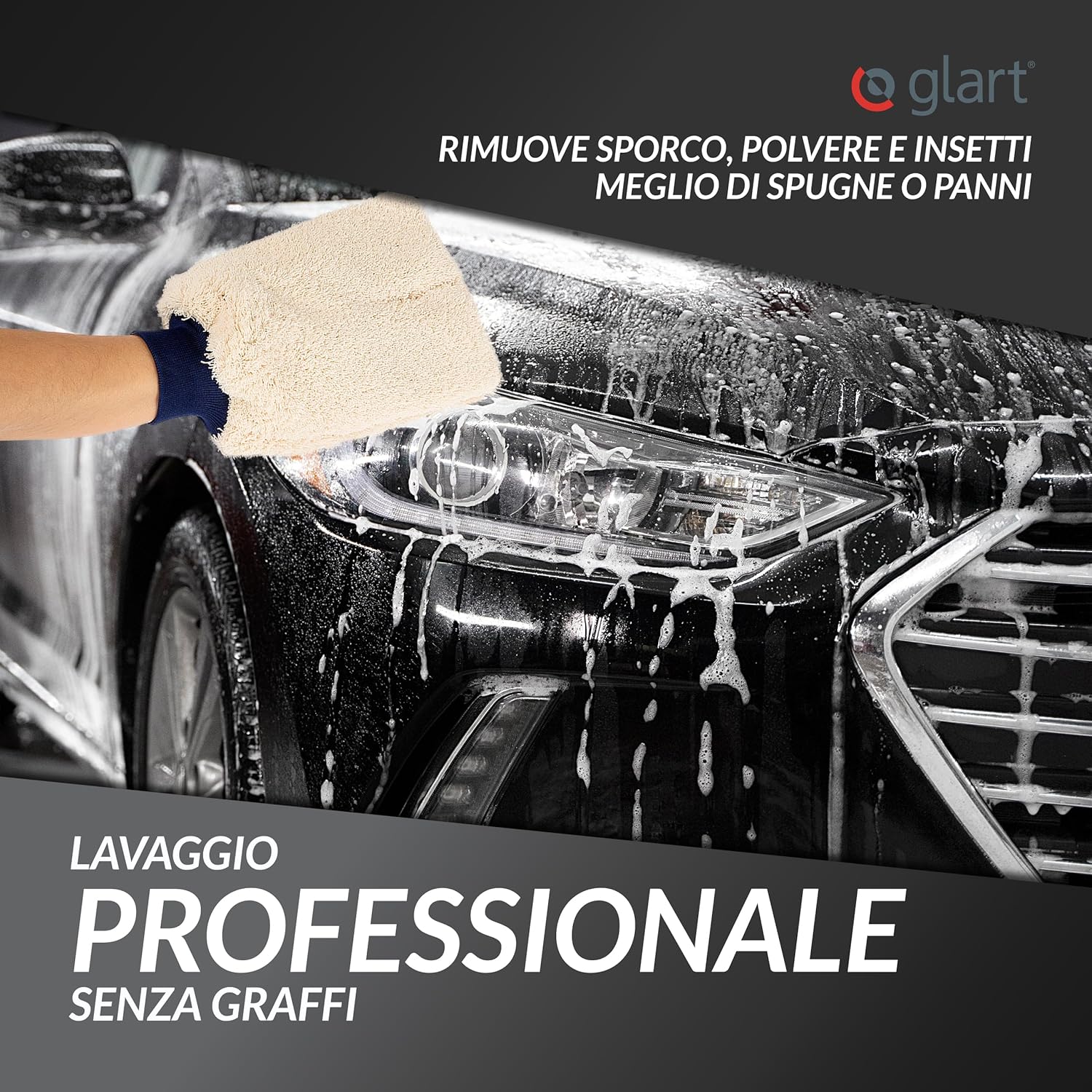 Thumbnail 5 de Glart 44WH Guanto in microfibra per lavaggio auto – premium, assorbente e senza graffi