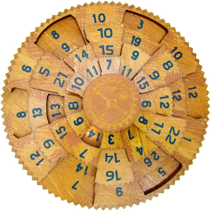 Detalle 2 de Project Genius True Genius Greek Computer Wooden Number Puzzle