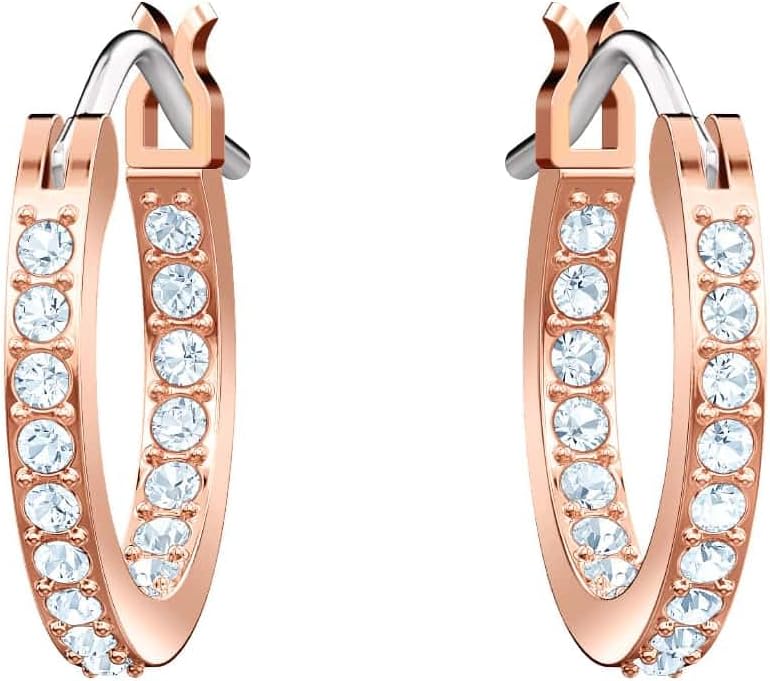 Thumbnail 2 de Swarovski Pendientes de aro Symbolica, Ojo turco, Azules, Baño tono oro rosa