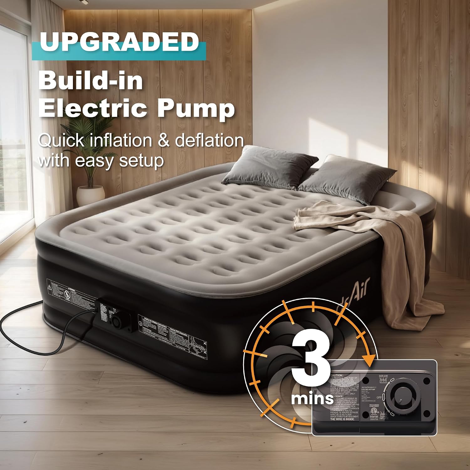 Detalle de Dr. air Queen Air Mattress 18-Inch