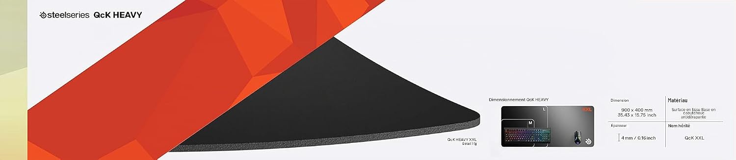 Thumbnail 4 de SteelSeries QcK Heavy XXL tapis gaming 6mm 🖱