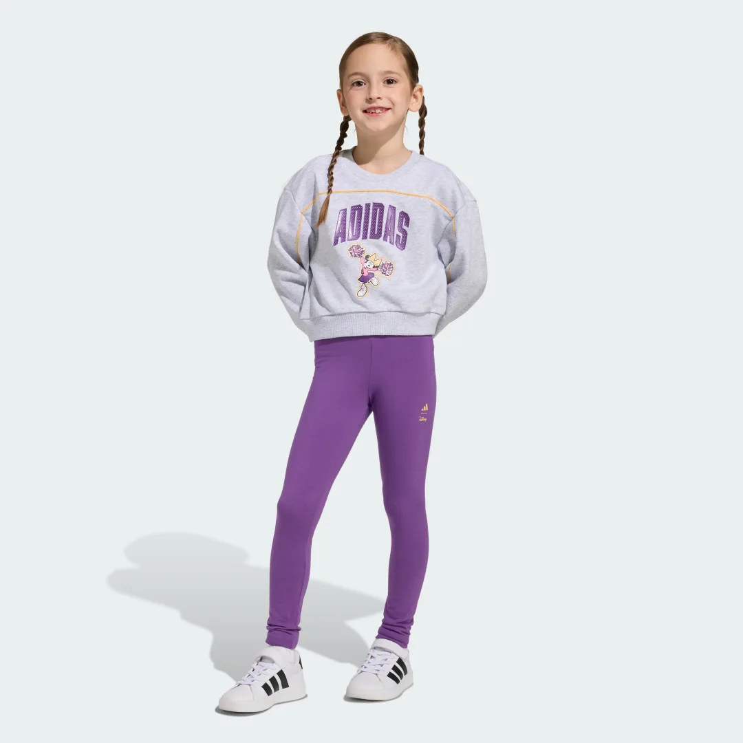 Detalle de Conjunto de chándal Adidas Disney Minnie Mouse – Gris