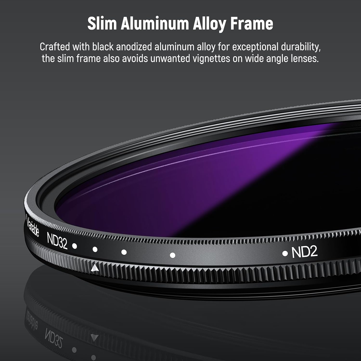Thumbnail 6 de NEEWER 67mm ND2-32 Variable ND Filter – 1–5 Stops