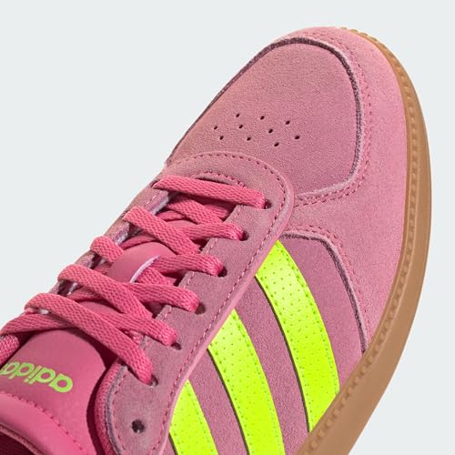 Thumbnail 4 de adidas BREAKNET Sleek para mujer: zapatillas Pulse Magenta/Lucid Lemon/Bliss Pink (talla 40 EU)