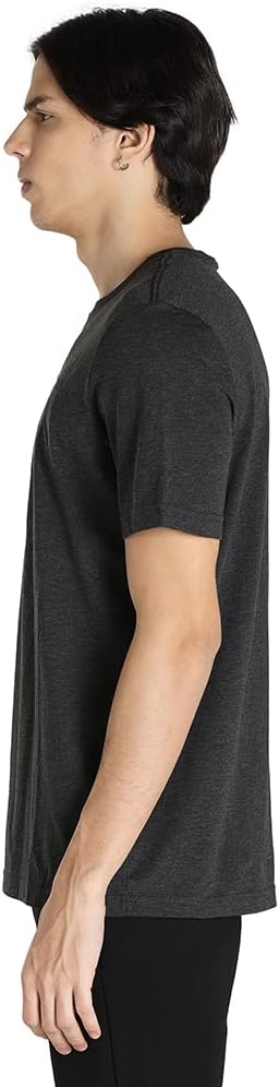 Detalle 2 de PUMA Herren ESS Heather Tee – nachhaltiges Everyday-Shirt (Packung 1)