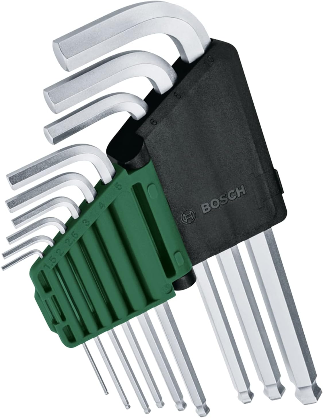 Thumbnail 4 de Bosch 1600A032V1 六角L型レンチ9本セット S2スチール製・ボールエンド