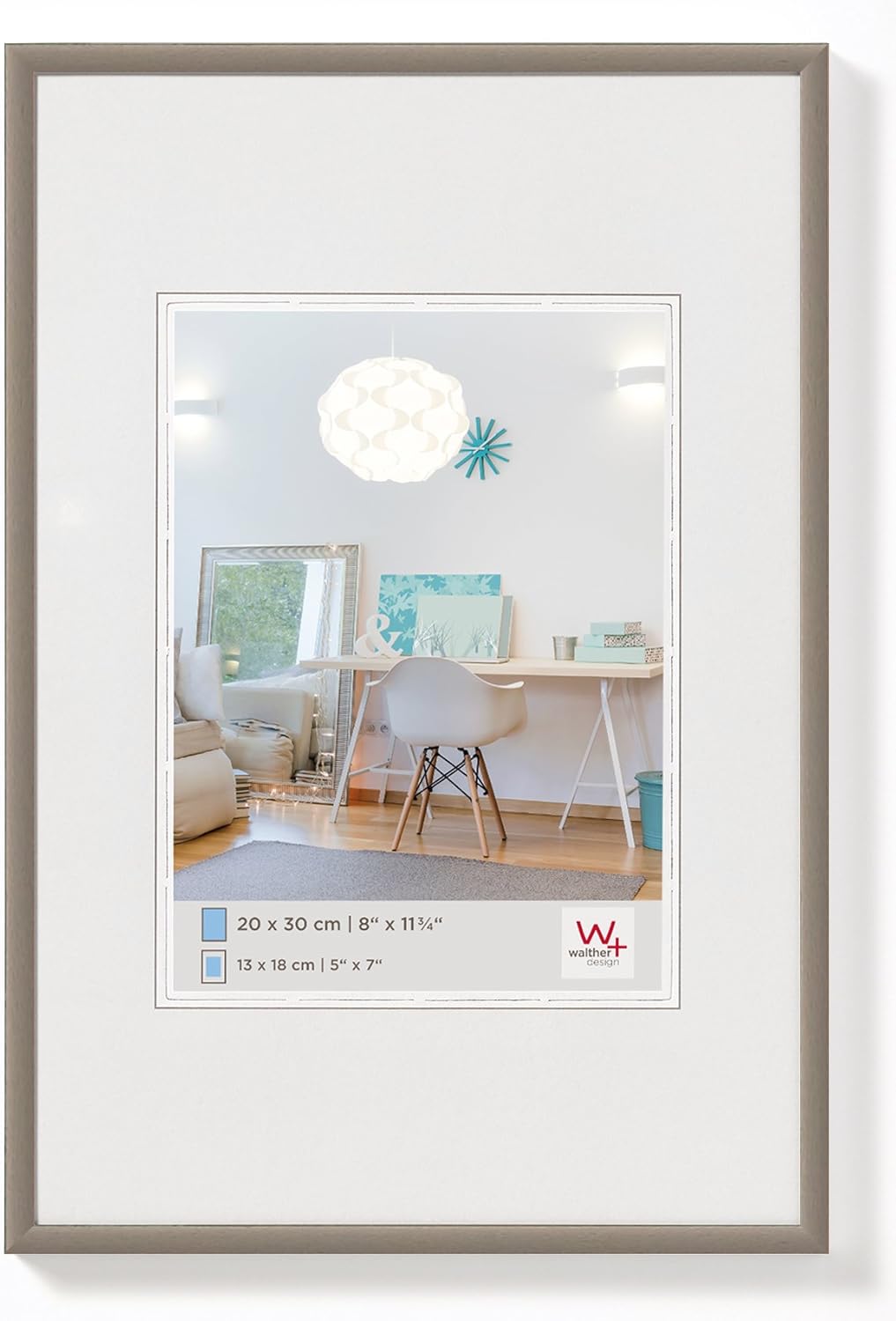 Thumbnail 6 de Cornice Nera 30 x 40 cm Walther Design KV040B – stile New Lifestyle in plastica