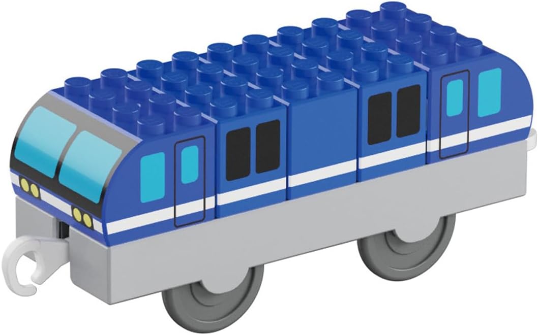 Detalle de タカラトミー Block Cargo Train Set 貨物列車ブロック玩具 23パーツ・電池不要