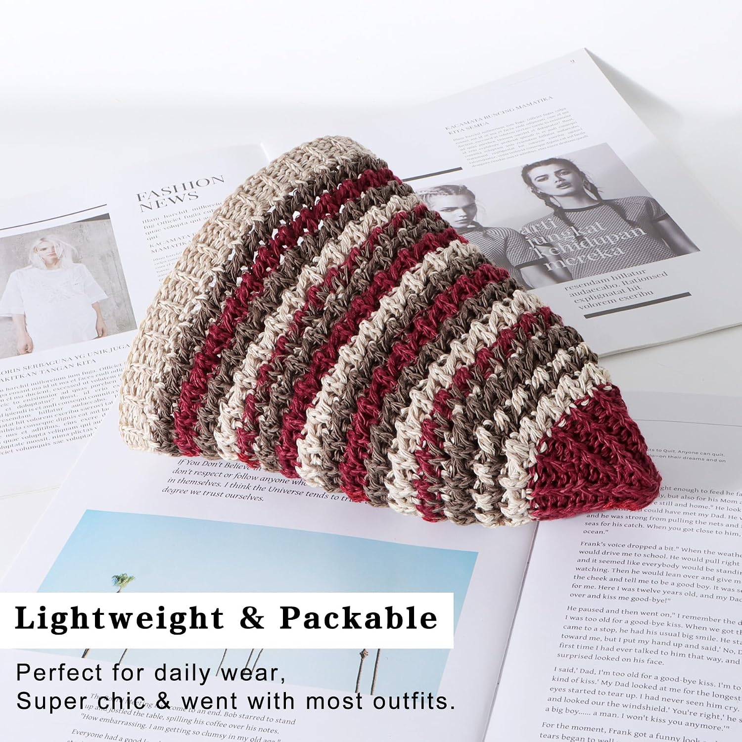 Thumbnail 4 de HeyCaps Sun Hat for Women — Wide Brim Breathable Straw Beach Hat