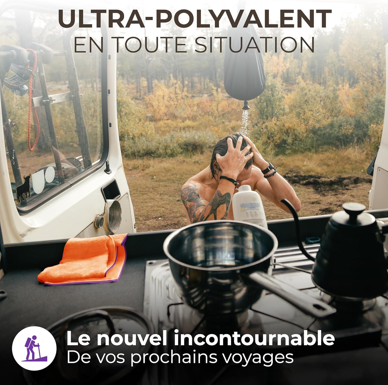 Thumbnail 4 de NirvanaShape Serviette Microfibre – Séchage rapide et légèreté pour le sport, la plage et le voyage