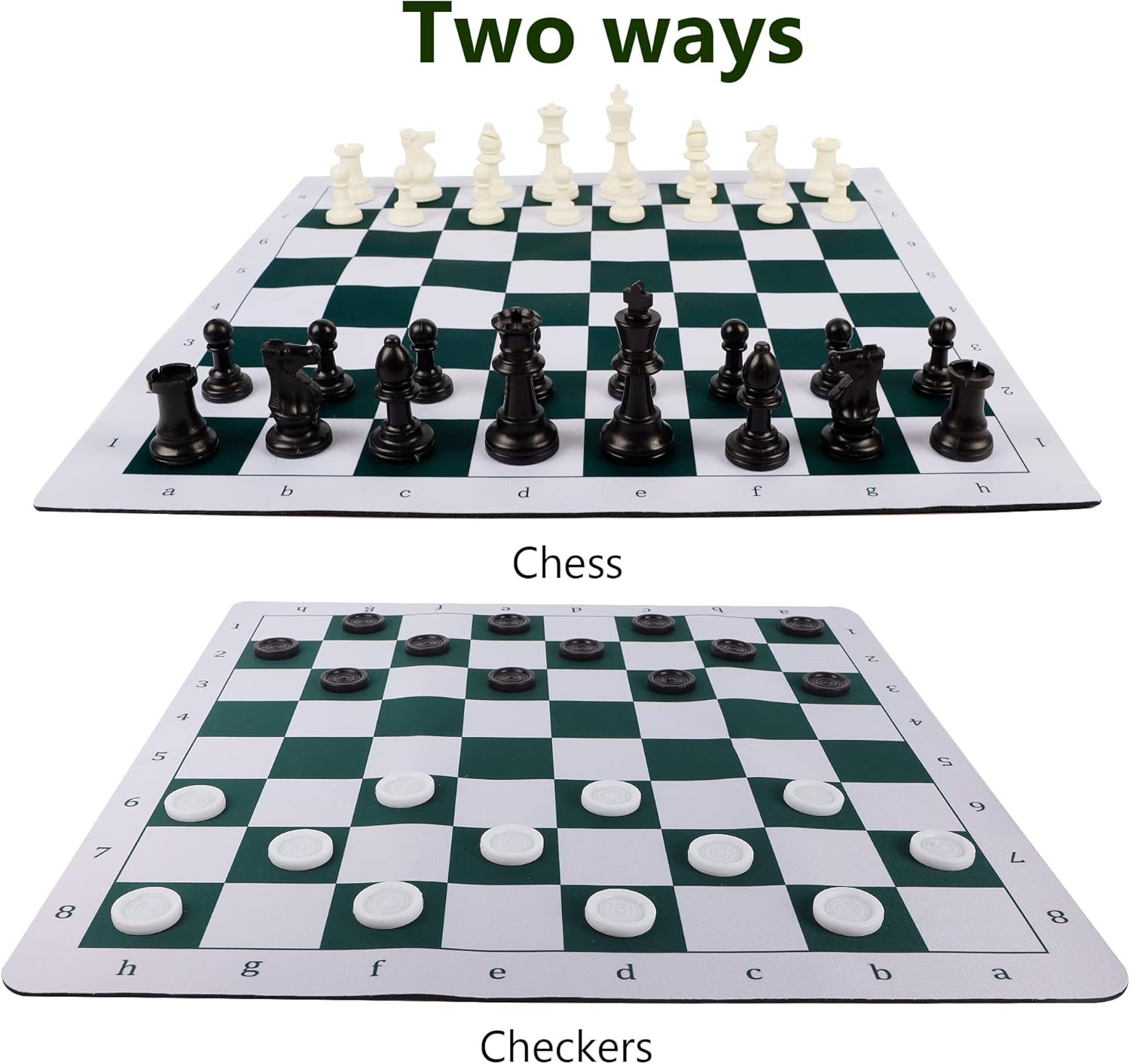 Detalle 2 de Juegoal 20" Portable Chess Set 🎲