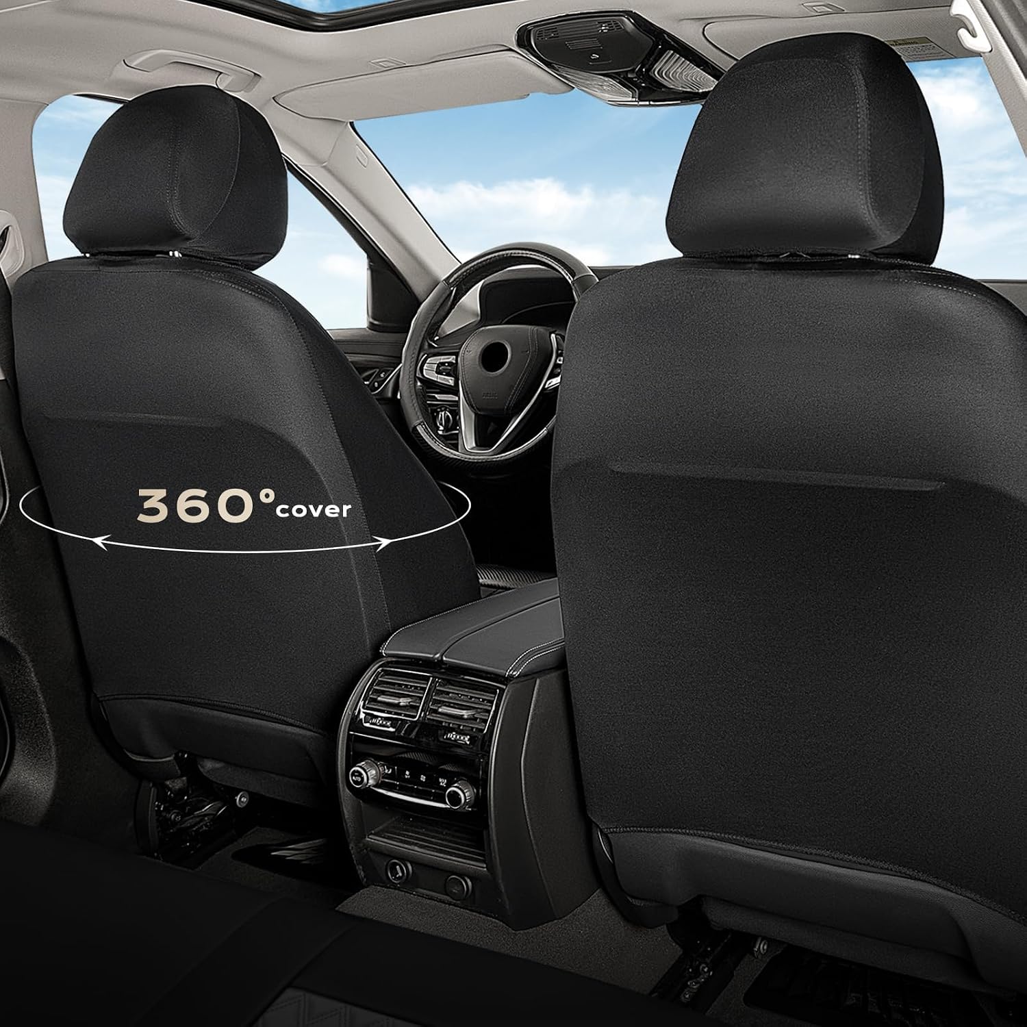 Detalle 2 de Coverado Front Seat Covers, PU Leather