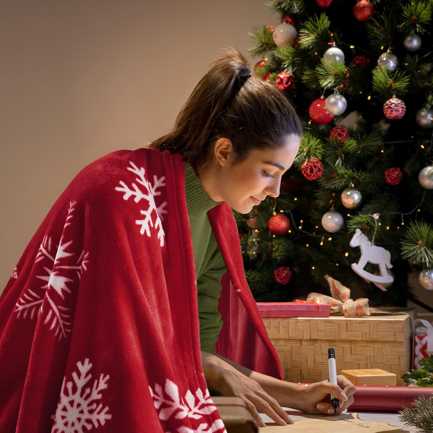 Detalle 2 de BEDELITE Christmas Throw Blanket, 50" x 60