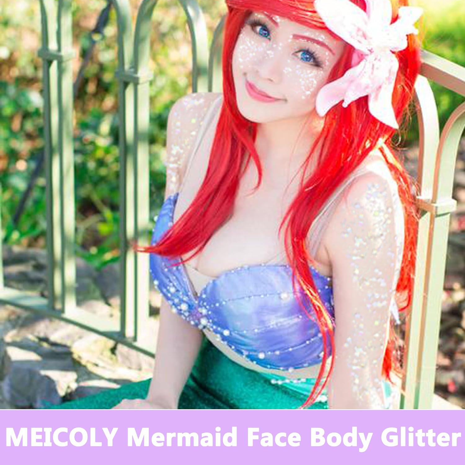 Detalle 2 de MEICOLY Clear White Body Glitter Gel 50ml