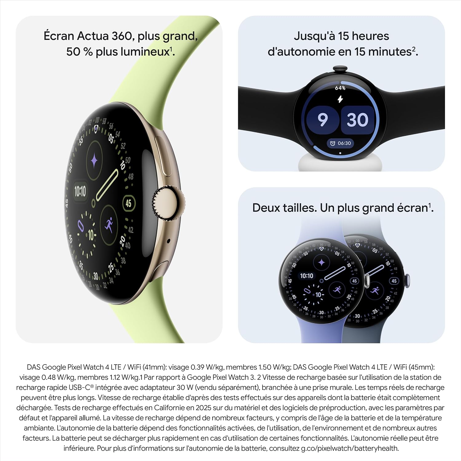 Thumbnail 5 de Google Pixel Watch 4 45 mm montre connectée